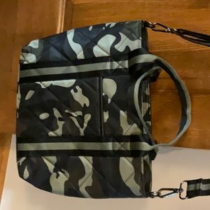 Sol & Selene Motivator Mini Tote, with dust bag, green camo